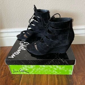 Sam Edelman Santina Wedge Lace Up Sandal